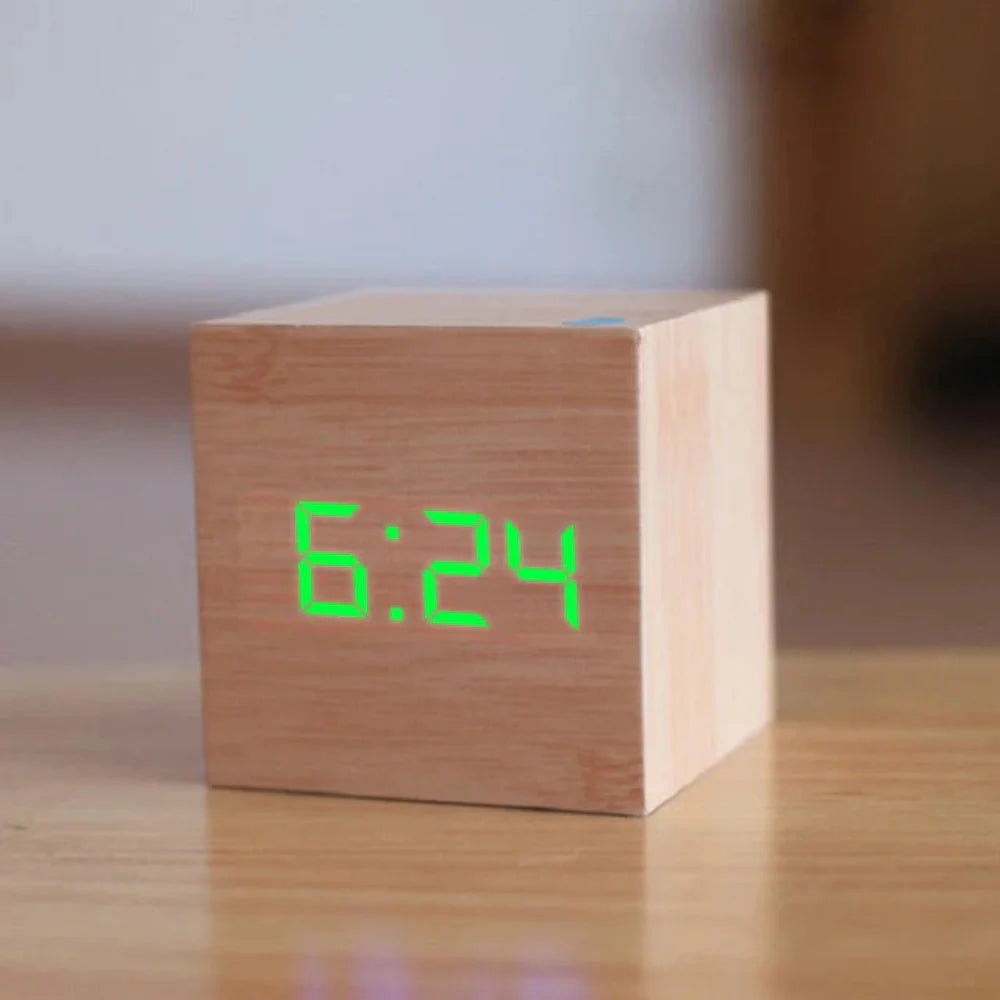 Compacte Mini LED-wekker