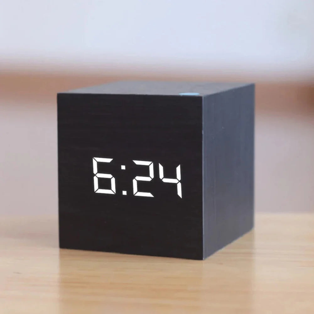 Compacte Mini LED-wekker