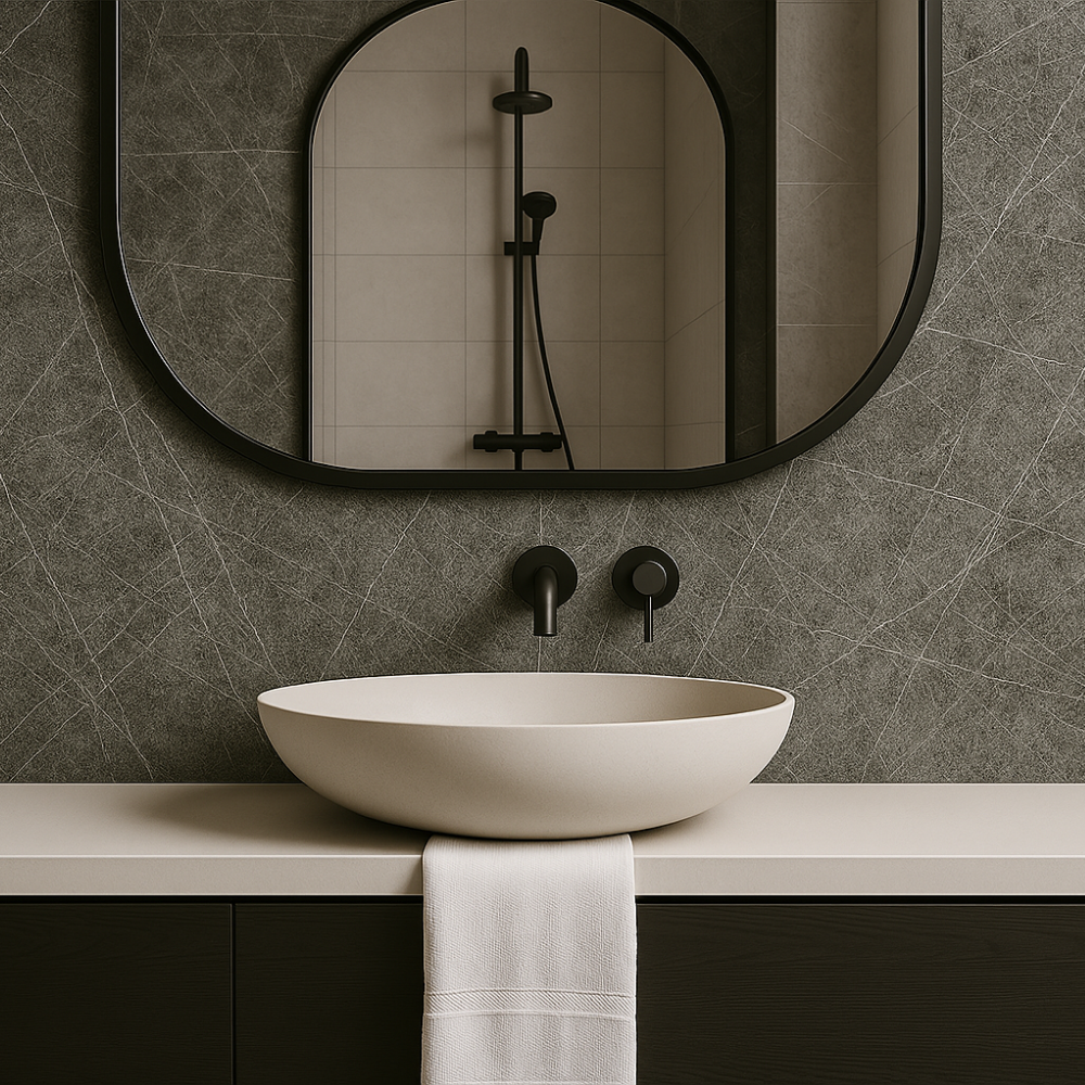SenseHome® - Grijs - Marmer Wandpaneel 280 cm