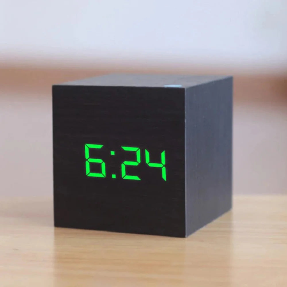 Compacte Mini LED-wekker