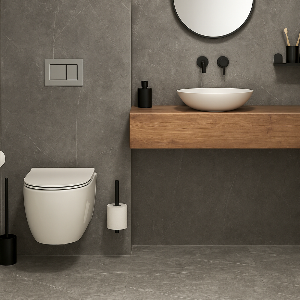 SenseHome® - Grijs - Marmer Wandpaneel 280 cm