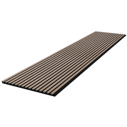 Licht Walnoot Driezijdig - Akoestisch Wandpaneel 280 cm