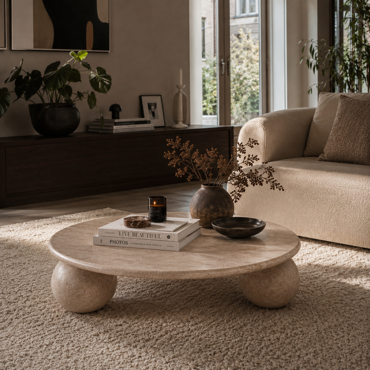 Sofera Travertin Salontafel