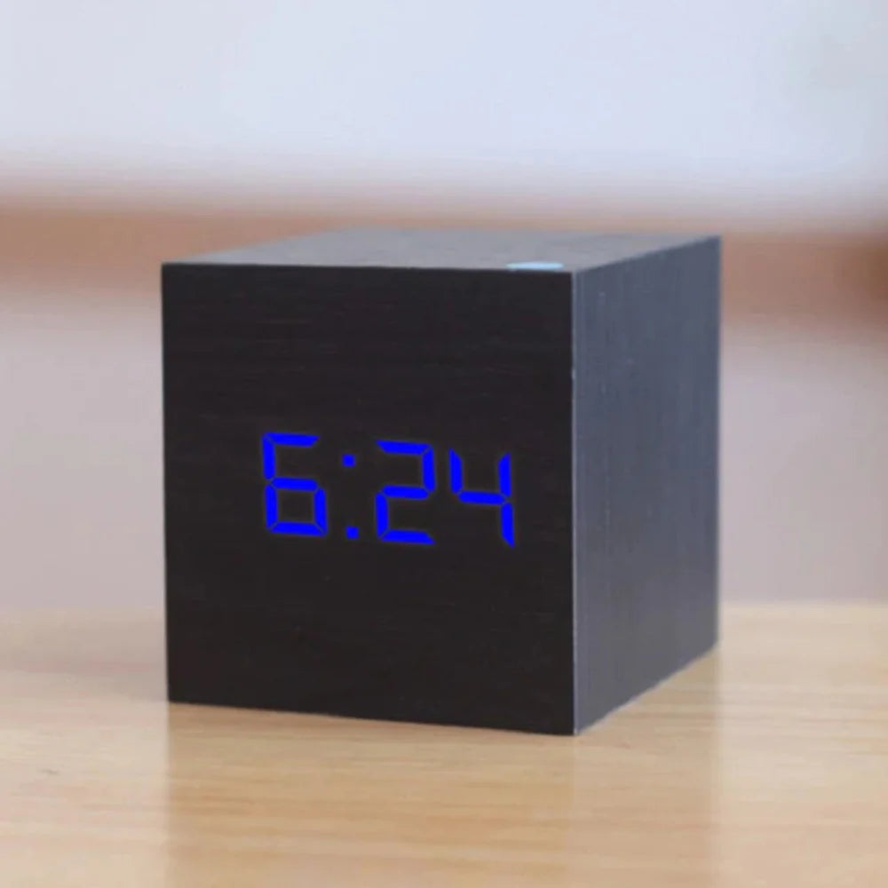 Compacte Mini LED-wekker