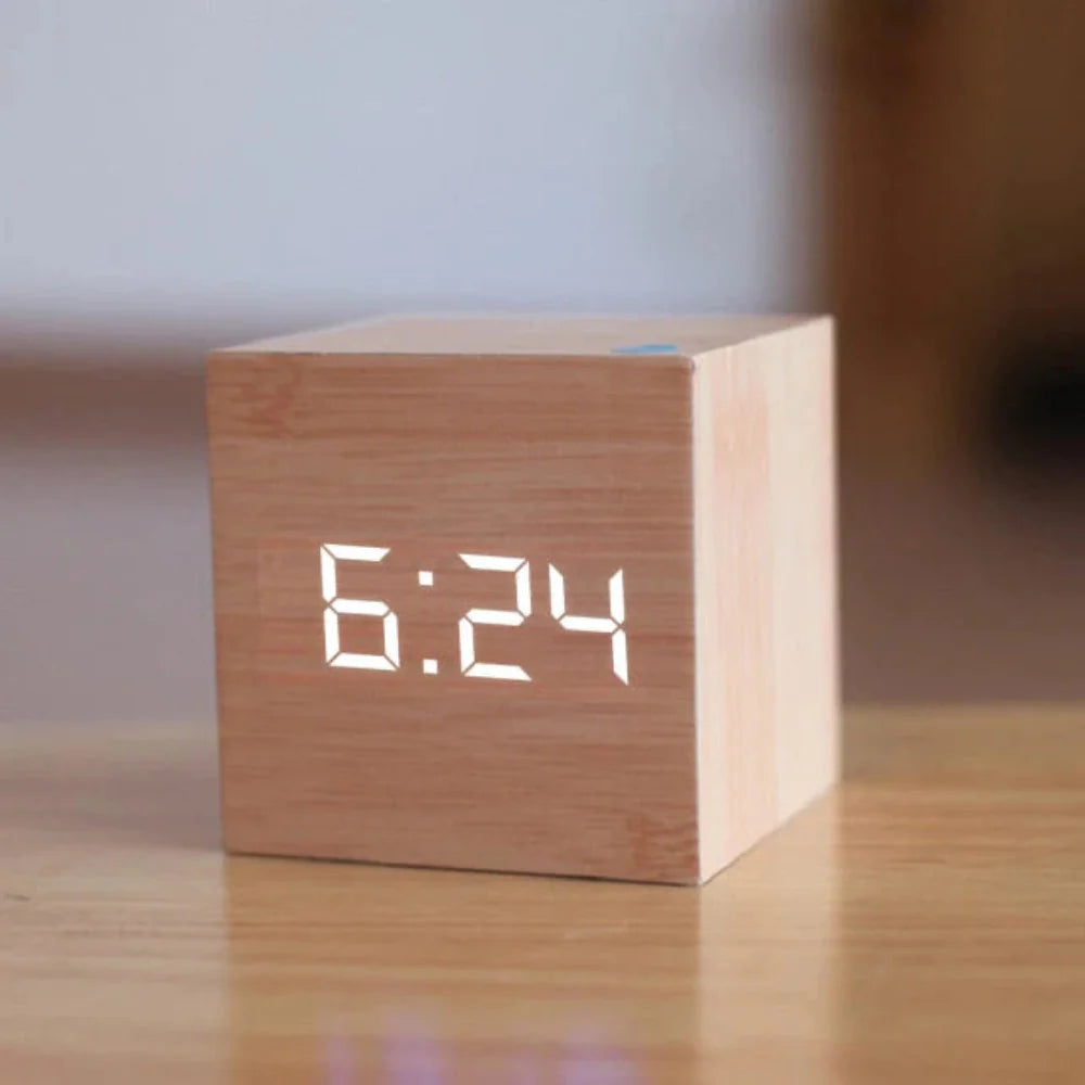Compacte Mini LED-wekker