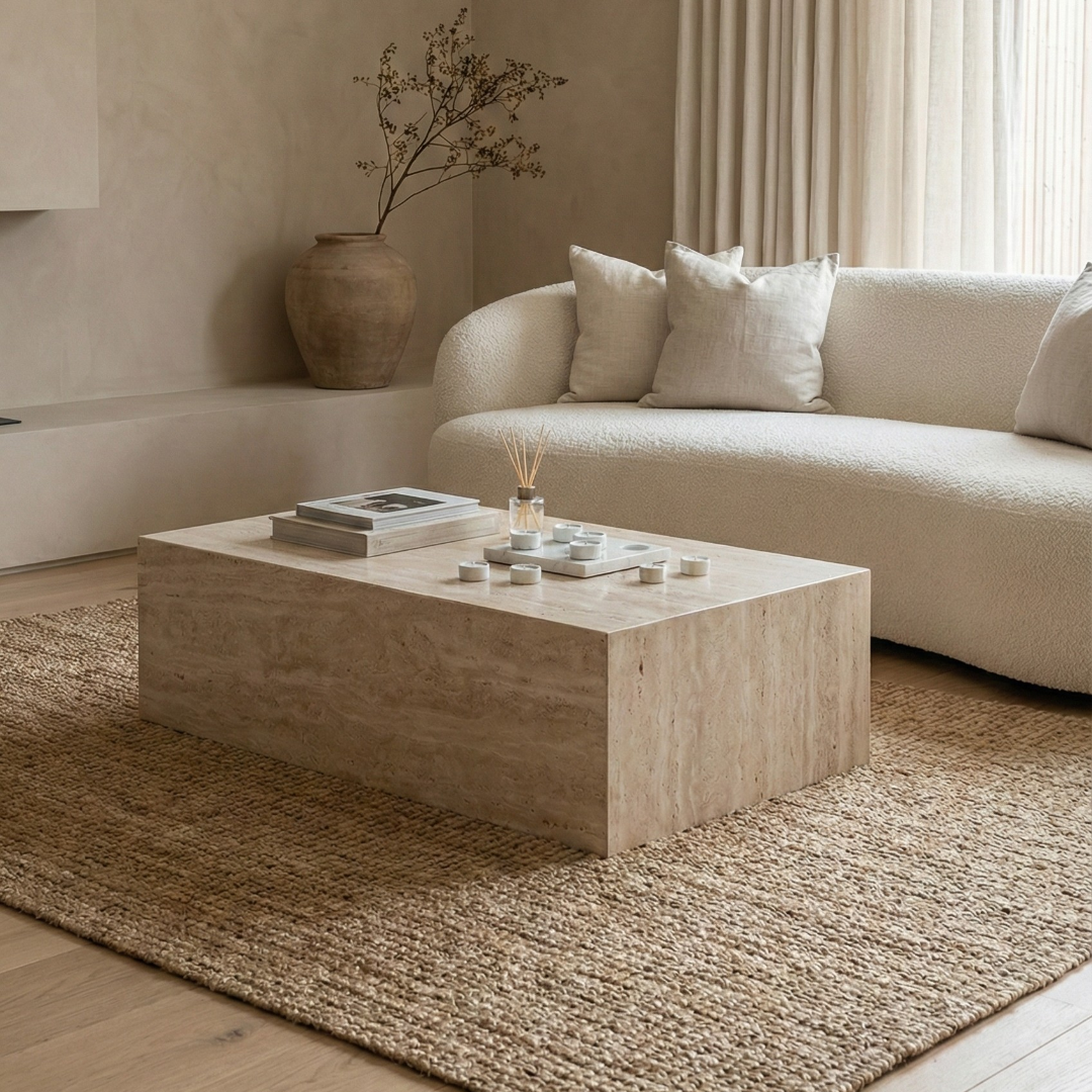 Atlas Travertin Salontafel