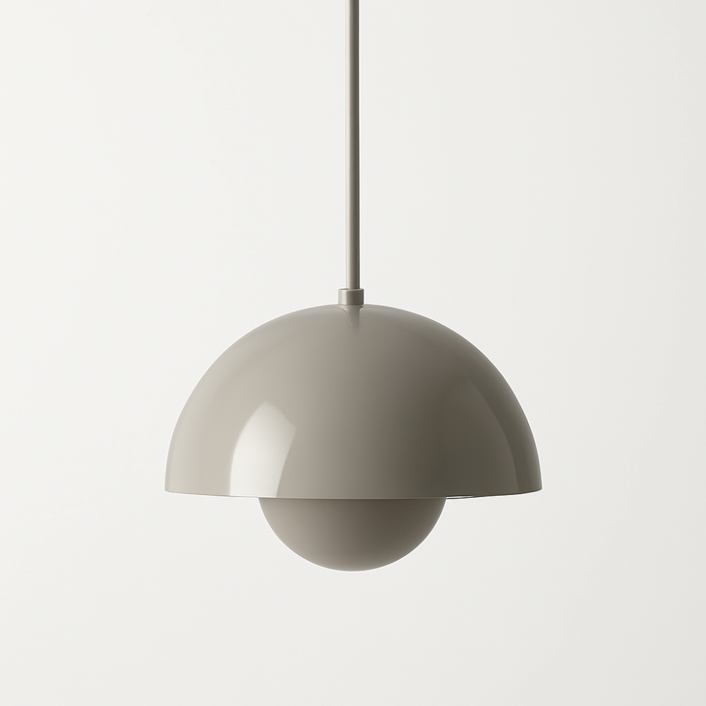 Halfrond gekleurde kroonluchter Lamp