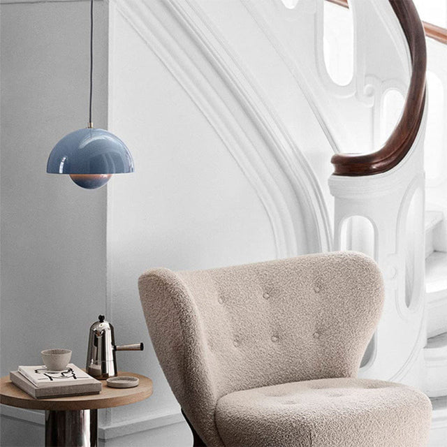 Halfrond gekleurde kroonluchter Lamp