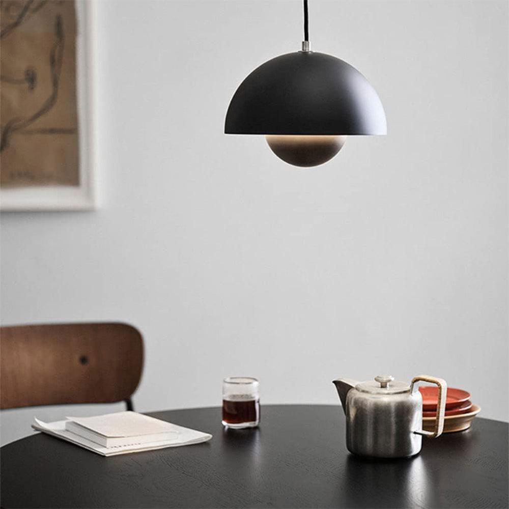 Halfrond gekleurde kroonluchter Lamp