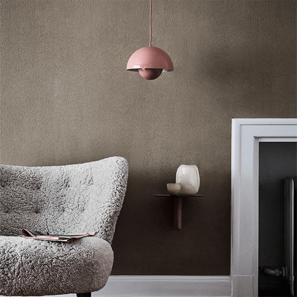 Halfrond gekleurde kroonluchter Lamp