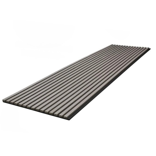 Grijs Eiken Driezijdig - Akoestisch Wandpaneel 280 cm