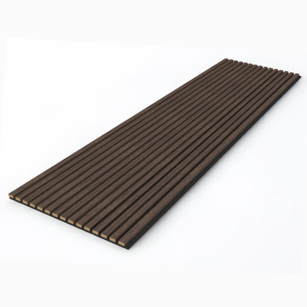 Zwart Eiken Driezijdig - Akoestisch Wandpaneel 280 cm