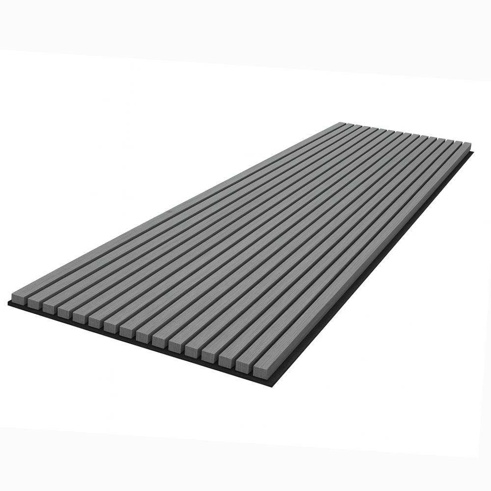 Licht Walnoot Driezijdig - Akoestisch Wandpaneel 280 cm