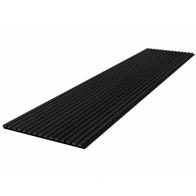 Licht Walnoot Driezijdig - Akoestisch Wandpaneel 280 cm