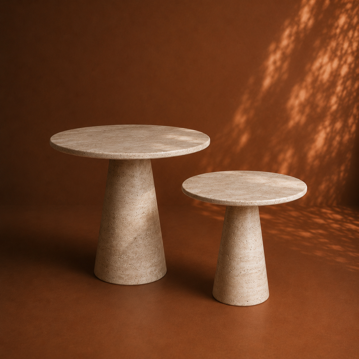 SIDI Travertin Bijzettafel Set