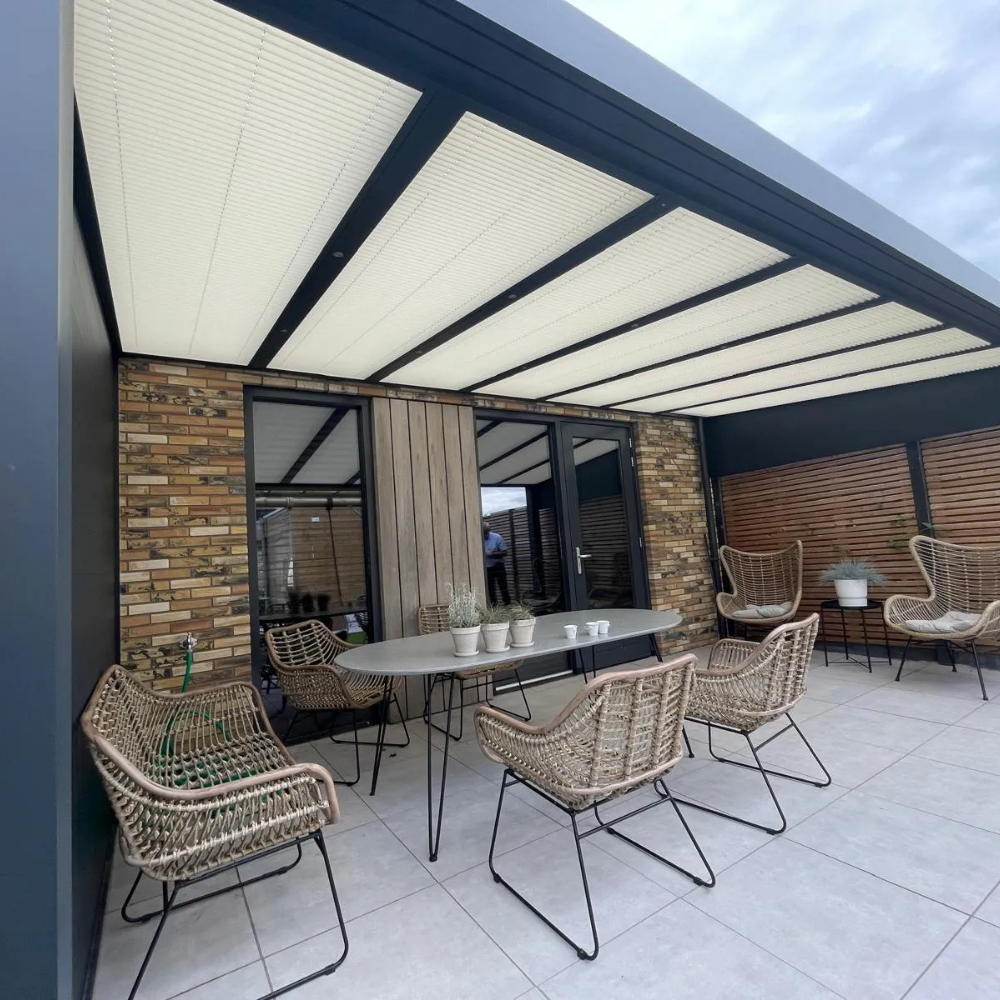 Veranda Zonwering Plissé